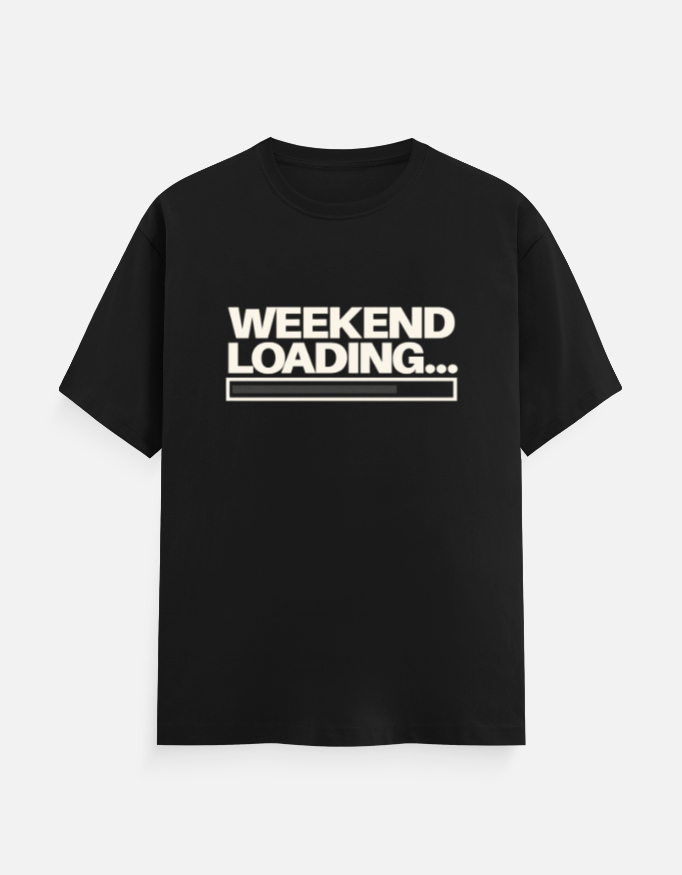 The Weekend Tee 01 — For plans that start on Friday and somehow end on Sunday.